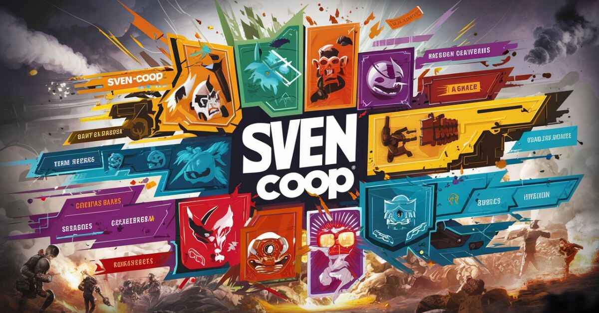 Sven Coop Game Icons Banners: Multiplayer Mayhem Visual Guide