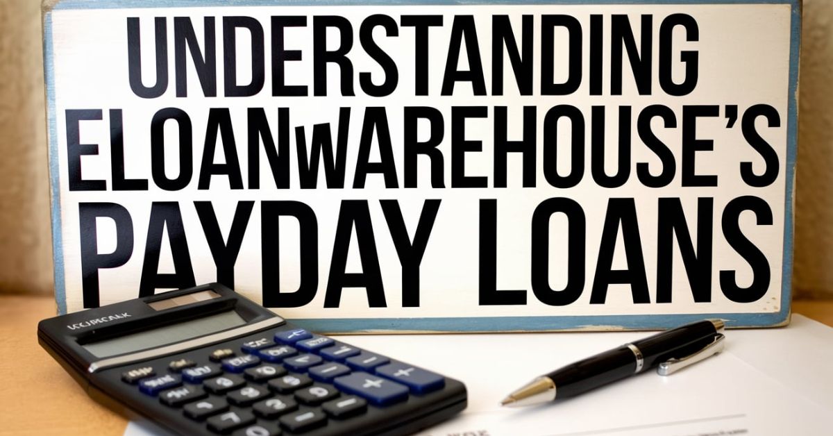 Understanding eLoanWarehouse’s Payday Loans