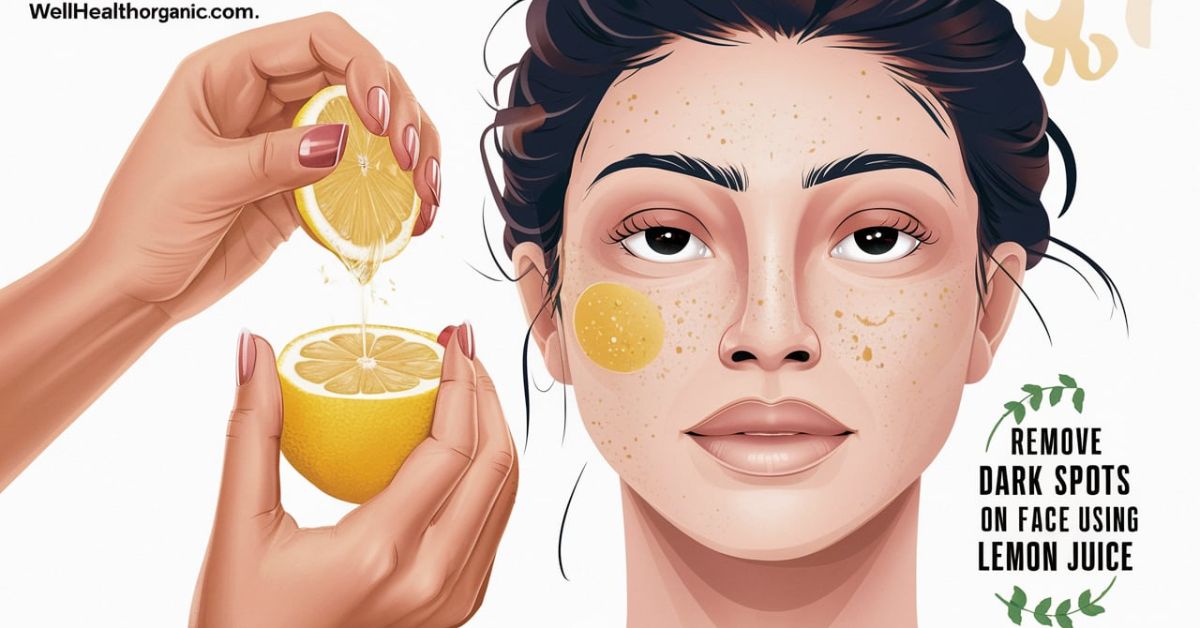 Wellhealthorganic.com : remove dark spots on face tang – lemon juice